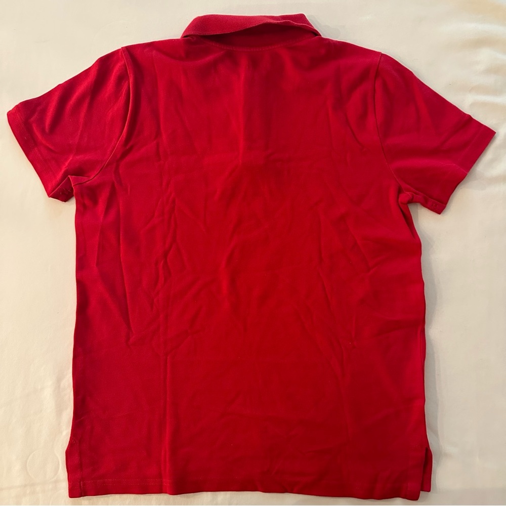 Abercrombie Kids Red Polo Sz 15/16 - Picture 4 of 5